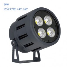 50W CREE COB LED Aussen Fluter Strahler Spot Flutlichtstrahler 15°/23°/38°/45° /60° IP66